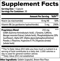 Flowstate Capsules | Nootropic Focus and Productivity Supplement