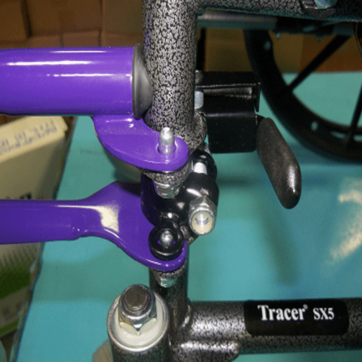 Invacare Non-Removable Foot/Legrest Hardware for Wheelchairs (1820ST) - sold by Dansons Medical - Wheelchair Accessories manufactured by Invacare