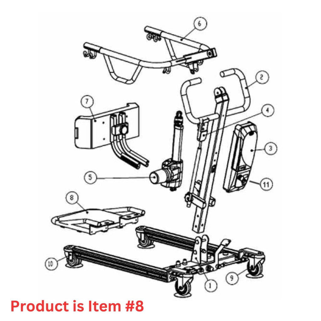 Bestcare Foot Plate for SA400H - sold by Dansons Medical - Parts and Accessories manufactured by Bestcare
