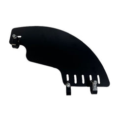 Top End clamp-on aluminium side guards for a court wheelchair