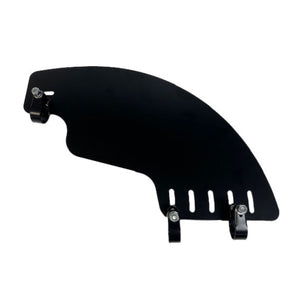 Top End clamp-on aluminium side guards for a court wheelchair