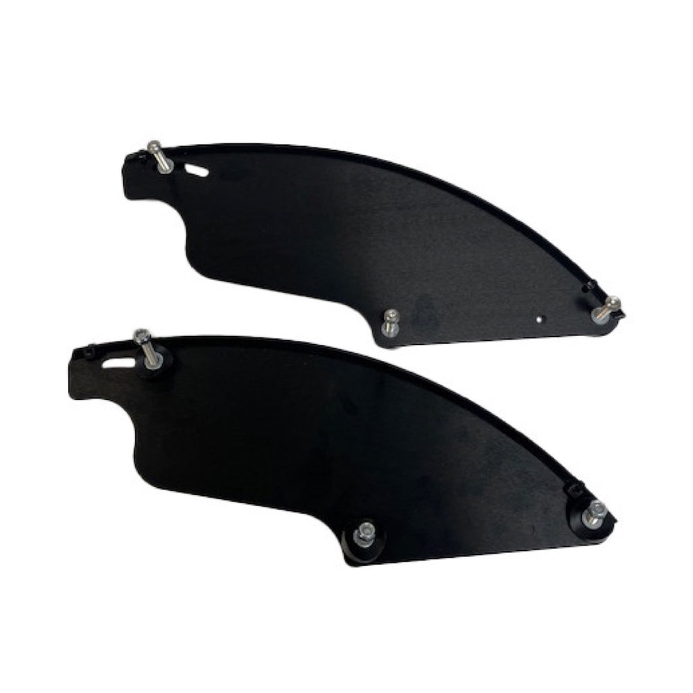 Top End aluminium side guards for a court wheelchair