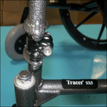 Invacare Non-Removable Foot/Legrest Hardware for Wheelchairs (1820ST) - sold by Dansons Medical - Wheelchair Accessories manufactured by Invacare