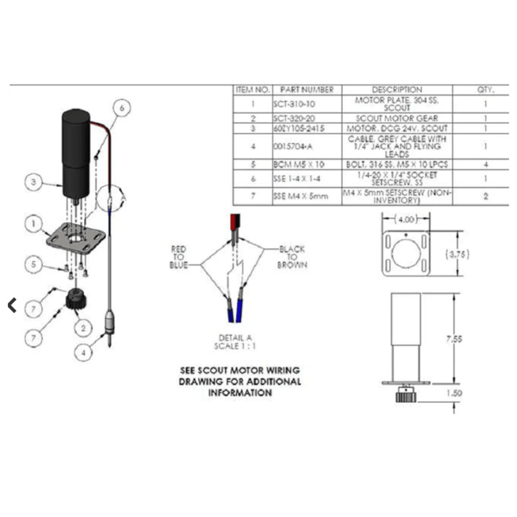 Aqua Creek Rotate Motor Kit - sold by Dansons Medical - Pool Lift Kits manufactured by Aqua Creek