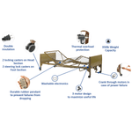 Invacare Full Electric Homecare Bed (5410IVC) - sold by Dansons Medical - Electric Bed manufactured by Invacare