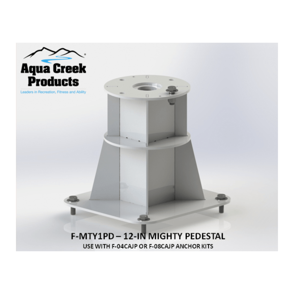Aqua Creek Pedestal - Mighty Lifts - sold by Dansons Medical - Pool Lift Anchors manufactured by Aqua Creek