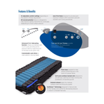 Invacare MicroAir® MA800 Alternating Pressure Low Air Loss Mattress System - sold by Dansons Medical - Power Mattress manufactured by Invacare
