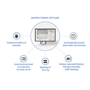 Invacare Jasmine Patient Lift Scale (JLS5) - sold by Dansons Medical - Parts and Accessories manufactured by Invacare