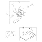 Invacare Wheel Lock for Tracer Recliners/ Wheelchairs (1016979) - sold by Dansons Medical - Wheelchair Parts manufactured by Invacare