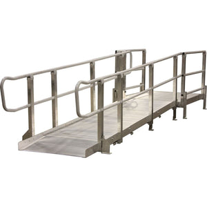 PVI Modular XP Ramp with Handrail - sold by Dansons Medical - Portable Ramps manufactured by PVI