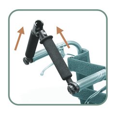 Karman Foldable Push Bar for Ergo Wheelchairs - sold by Dansons Medical - Wheelchair Accessories manufactured by Karman Healthcare