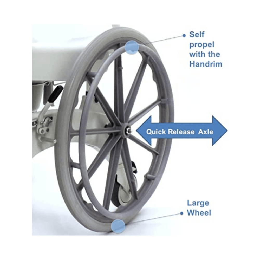 Invacare 24” Self Propel Wheel Kit - Ocean Ergo Series (16379) - Pair - sold by Dansons Medical - Bath Parts & Accessories manufactured by Invacare