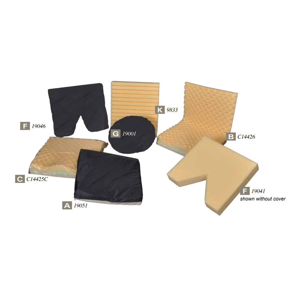 Joerns BioClinic Contour Cushion with Sleeve, 6 Ea/Case (9833) - sold by Dansons Medical - Cushions manufactured by Joerns