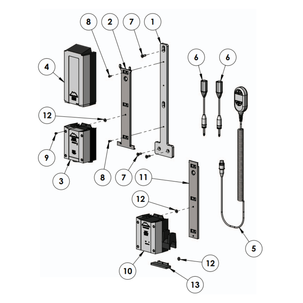Aqua Creek Scout Electronic Upgrade Kit (F-830) - sold by Dansons Medical - Pool Lift Parts manufactured by Aqua Creek