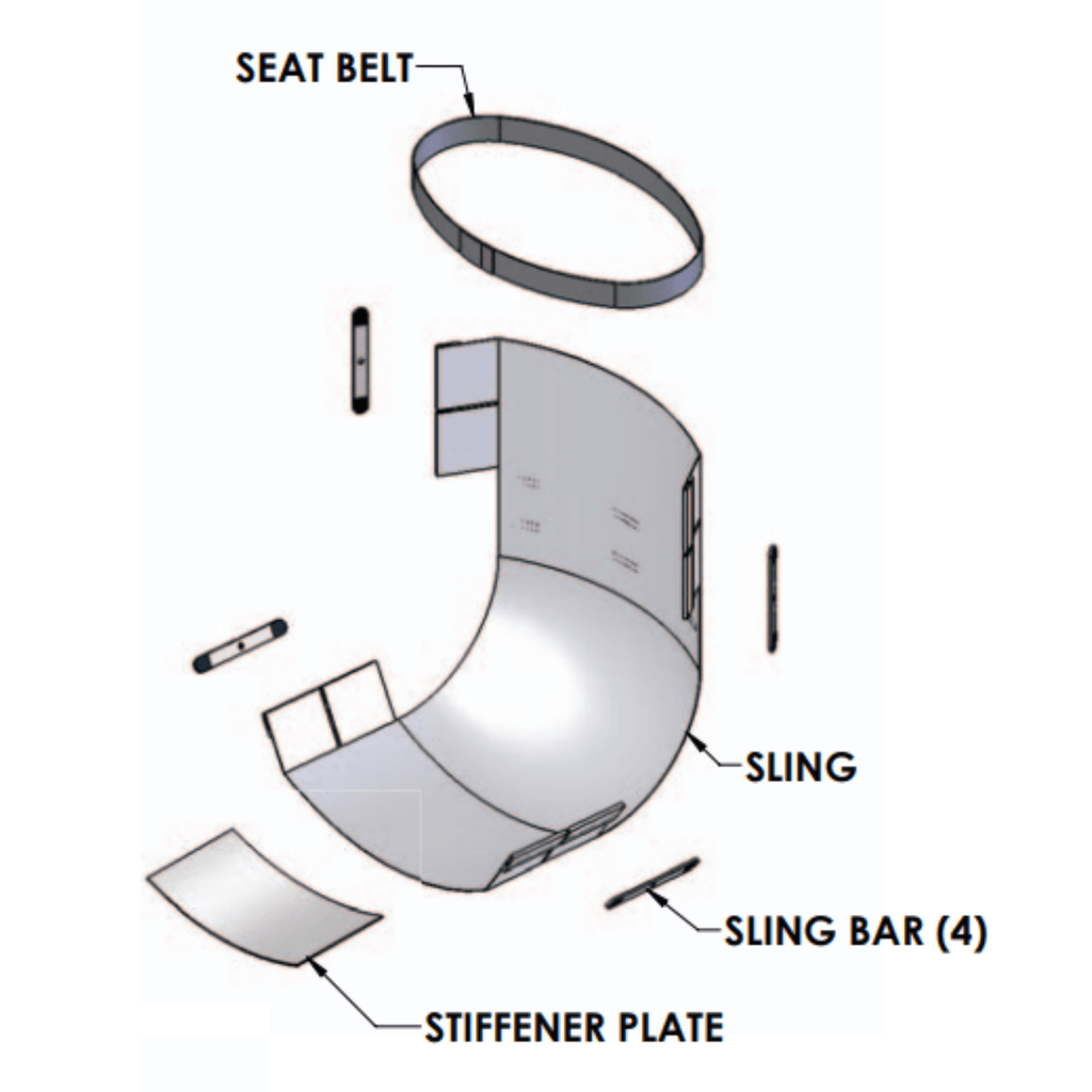 Aqua Creek Slings - sold by Dansons Medical - Pool Lift Parts manufactured by Aqua Creek