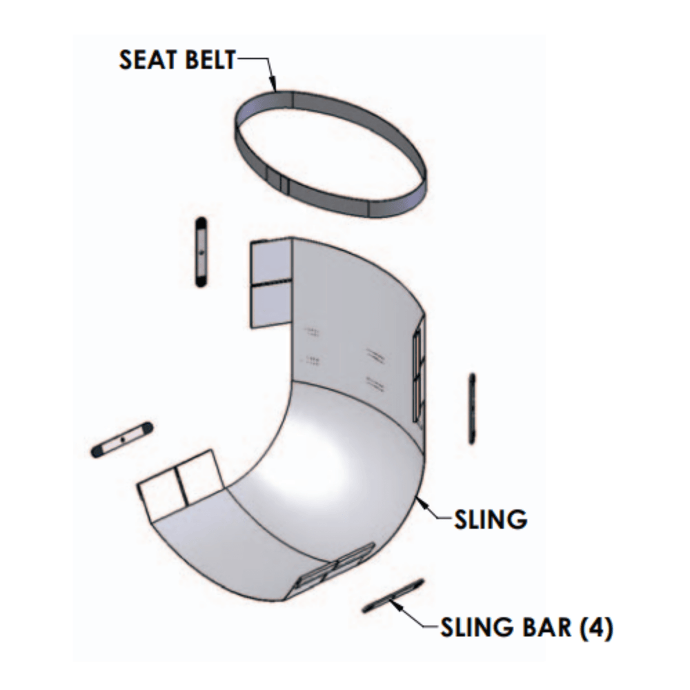 Aqua Creek Slings - sold by Dansons Medical - Pool Lift Parts manufactured by Aqua Creek