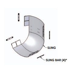 Aqua Creek Sling Assembly - EZ Series - sold by Dansons Medical - Pool Lift Slings and Chains manufactured by Aqua Creek