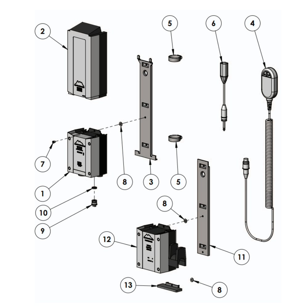 Aqua Creek Ranger Electronic Upgrade Kit (F-409CBK) - sold by Dansons Medical - Pool Lift Parts manufactured by Aqua Creek