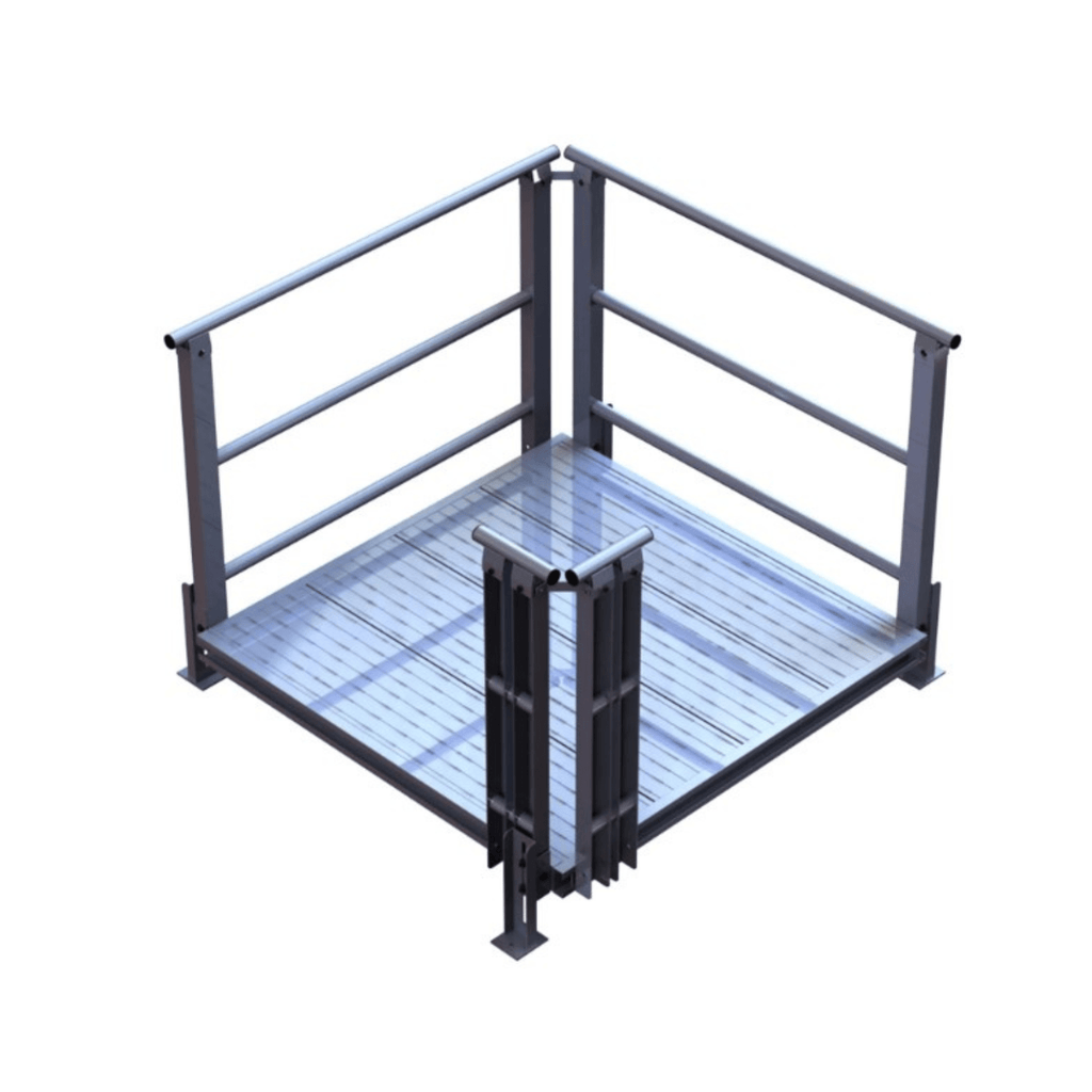PVI Modular XP Platforms with Legs, Handrails, Hardware - sold by Dansons Medical - Modular Ramp manufactured by PVI