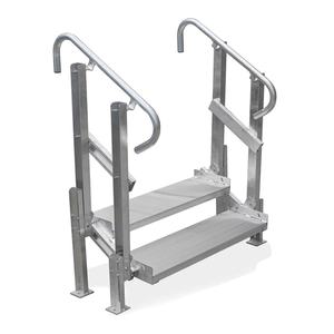 PVI Modular XP Stairs with Legs, Handrails, Hardware - sold by Dansons Medical - Modular Ramp manufactured by PVI