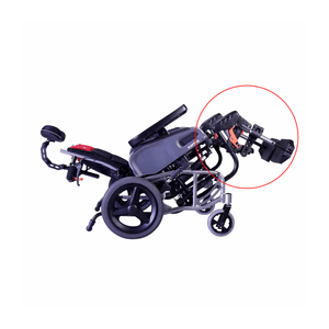 Karman VIP2TR 18" Elevating Leg Rests, Sold by Pair (EL-VIP2TR-18) - sold by Dansons Medical - Wheelchair Accessories manufactured by Karman Healthcare