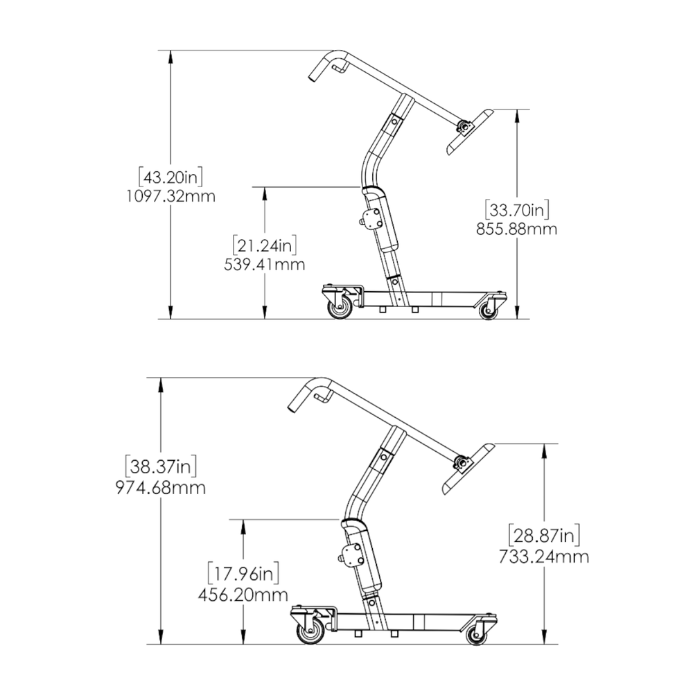 Stand Assist Mast (1EA) - sold by Dansons Medical - Parts and Accessories manufactured by Bestcare