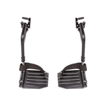 Invacare Wheelchair Hemi Footrest, Composite Footplates And Heel Loops - Sold as Pair (T93HCP) - sold by Dansons Medical - Wheelchair Footrests manufactured by Invacare