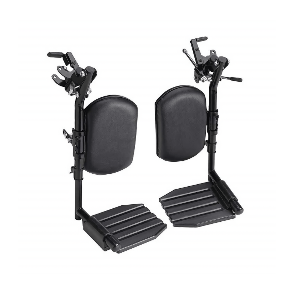 Invacare Wheelchair Elevating Legrests, Composite Footplates, Padded Calf Pads - Sold as Pair (T94AC) - sold by Dansons Medical - Wheelchair Footrests manufactured by Invacare