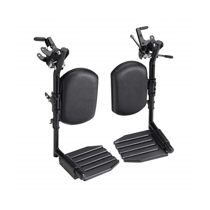 Invacare Wheelchair Elevating Legrests, Padded Calf Pads with Composite Footplates- Sold as Pair