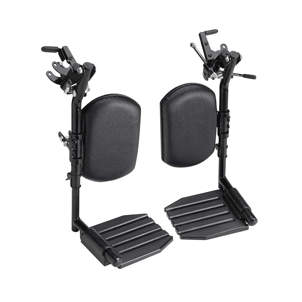 Invacare Wheelchair Elevating Legrests, Aluminum Footplates, Padded Calf Pads - Sold as Pair (T94HAP) - sold by Dansons Medical - Wheelchair Footrests manufactured by Invacare