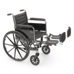 Invacare Wheelchair Elevating Legrests, Aluminum Footplates, Padded Calf Pads - Sold as Pair (T94HAP) - sold by Dansons Medical - Wheelchair Footrests manufactured by Invacare