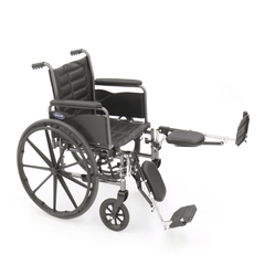 Invacare Wheelchair Elevating Legrests, Aluminum Footplates, Padded Calf Pads - Sold as Pair (T94HAP) - sold by Dansons Medical - Wheelchair Footrests manufactured by Invacare