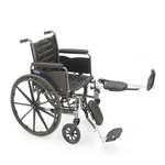 Invacare Wheelchair Elevating Legrests, Aluminum Footplates, Padded Calf Pads - Sold as Pair (T94HAP) - sold by Dansons Medical - Wheelchair Footrests manufactured by Invacare