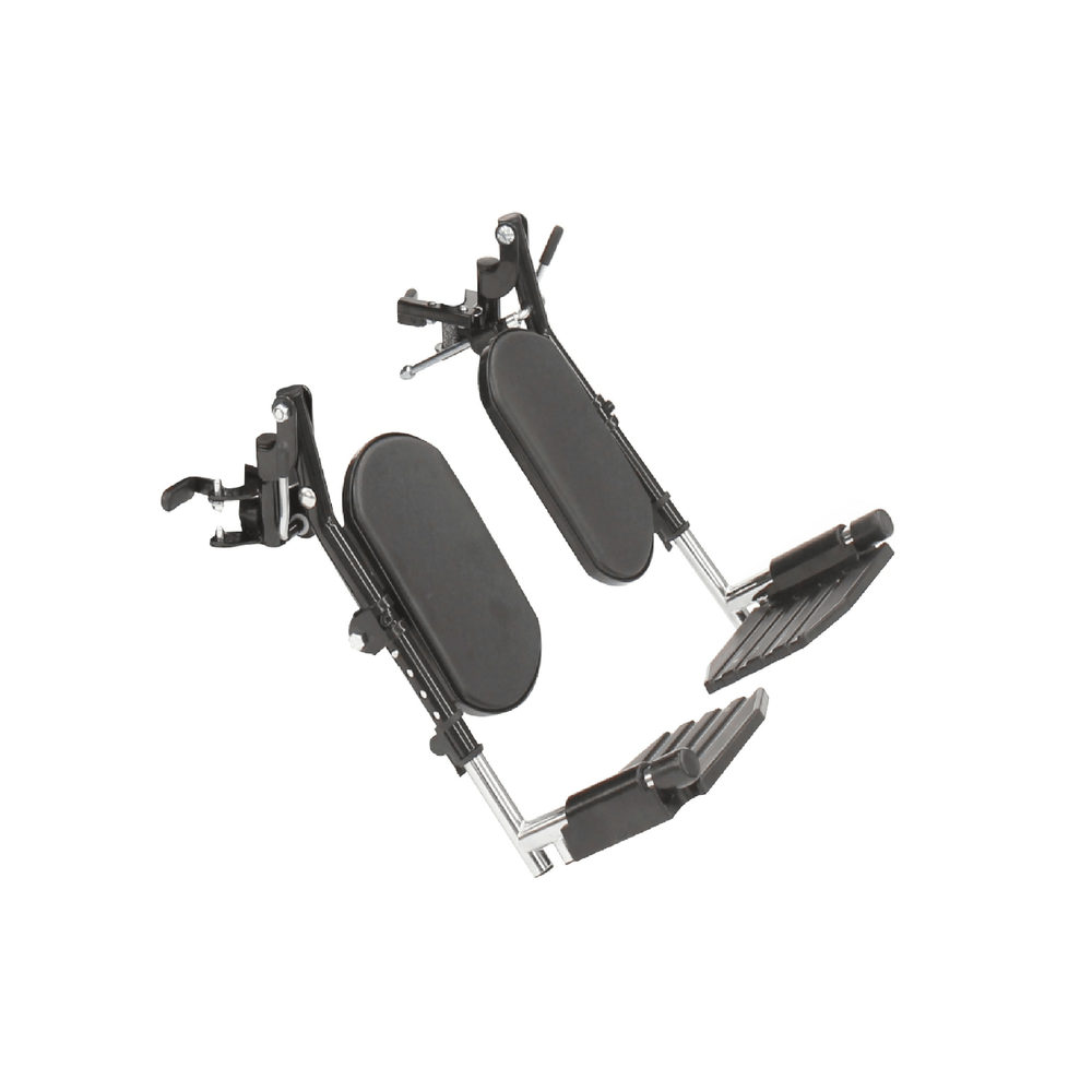 Invacare Wheelchair Elevating Legrests, Composite Footplates, Non-Padded Calf Supports - Sold as Pair (T94HEP) - sold by Dansons Medical - Wheelchair Footrests manufactured by Invacare
