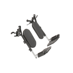 Invacare Wheelchair Elevating Legrests, Composite Footplates, Non-Padded Calf Supports - Sold as Pair (T94HEP) - sold by Dansons Medical - Wheelchair Footrests manufactured by Invacare