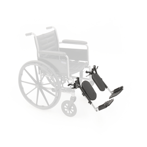 Invacare Wheelchair Elevating Legrests, Composite Footplates, Non-Padded Calf Supports - Sold as Pair (T94HEP) - sold by Dansons Medical - Wheelchair Footrests manufactured by Invacare
