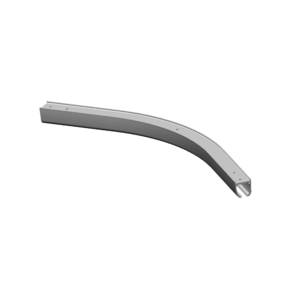 Curve Track for Luna Ceiling Lift (75mm) - sold by Dansons Medical - Ceiling Lift Track Parts manufactured by Bestcare