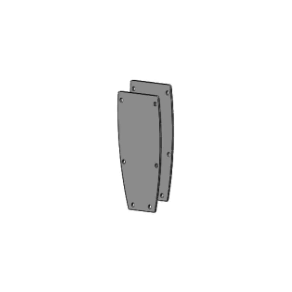 End Cover Set for Luna Ceiling Lift (135mm) - sold by Dansons Medical - Ceiling Lift Track Parts manufactured by Bestcare