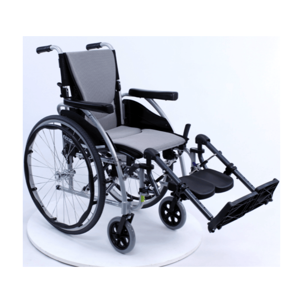 S-Ergo 125 Ergonomic Wheelchair with Flip-Back Armrest and Swing Away Footrest - sold by Dansons Medical - Ergonomic Wheelchairs manufactured by Karman Healthcare