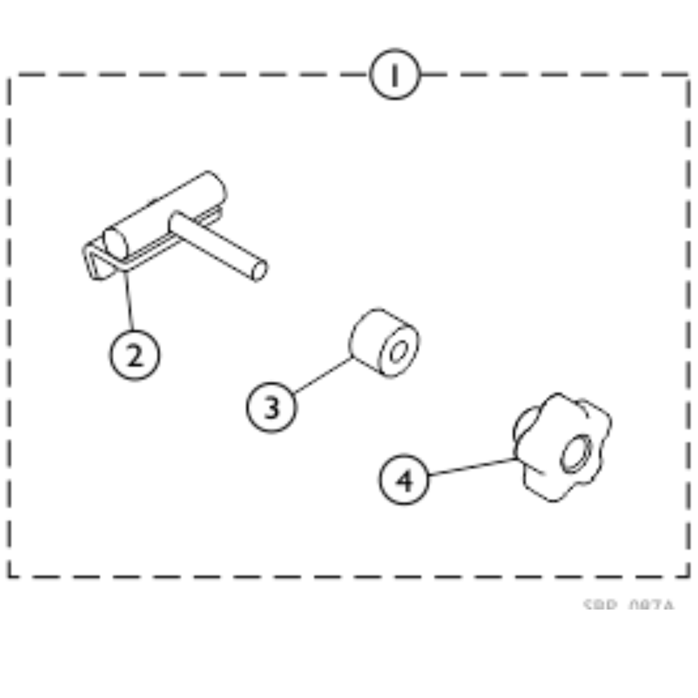 Invacare Half Rail Slide Kit (For Clamp-on 6630DS) - sold by Dansons Medical - Bed Kits manufactured by Invacare