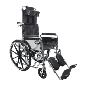 Karman KN-880 Reclining Wheelchair with Removable Armrest - sold by Dansons Medical - Reclining Wheelchairs manufactured by Karman Healthcare