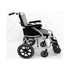 S-Ergo 115 Ergonomic Transport Wheelchair with Swing Away Footrest - sold by Dansons Medical - Ergonomic Wheelchairs manufactured by Karman Healthcare