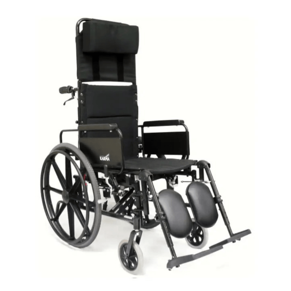 Karman KM 5000 Lightweight Reclining Wheelchair with Removable Desk Armrest - sold by Dansons Medical - Reclining Wheelchairs manufactured by Karman Healthcare