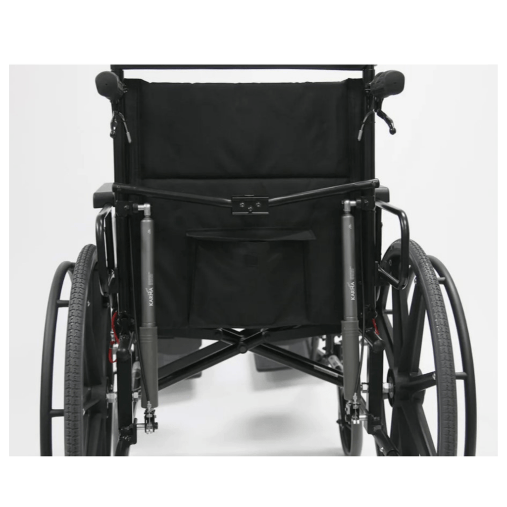 Karman KM 5000 Lightweight Reclining Wheelchair with Removable Desk Armrest - sold by Dansons Medical - Reclining Wheelchairs manufactured by Karman Healthcare