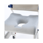 Invacare Aquatec Ocean Ergo Shower Commode with Collection Pan, Lid and Pan Support Guide Rail - sold by Dansons Medical - Commodes manufactured by Invacare