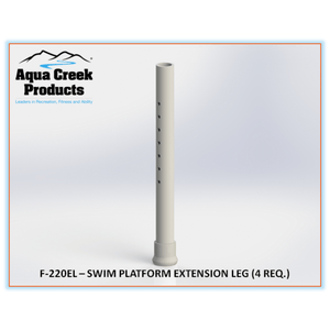 Aqua Creek PVC Swim Platform Extension Legs - sold by Dansons Medical - Fitness and Therapy Accessories manufactured by Aqua Creek