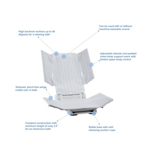 Invacare Aquatec Orca Special Reclining Bath Lift with Side Laterals - sold by Dansons Medical - Bath Lifts manufactured by Invacare