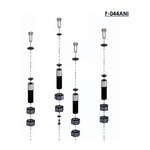 Aqua Creek Anchor Inserts & Bolts - Ranger & Admiral Lifts (Set of 4) - sold by Dansons Medical - Pool Lift Anchors manufactured by Aqua Creek