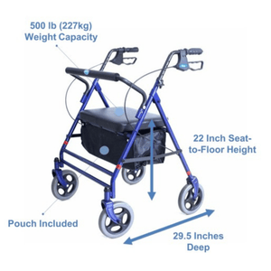 Invacare Bariatric Rollator - sold by Dansons Medical - Rollators manufactured by Invacare