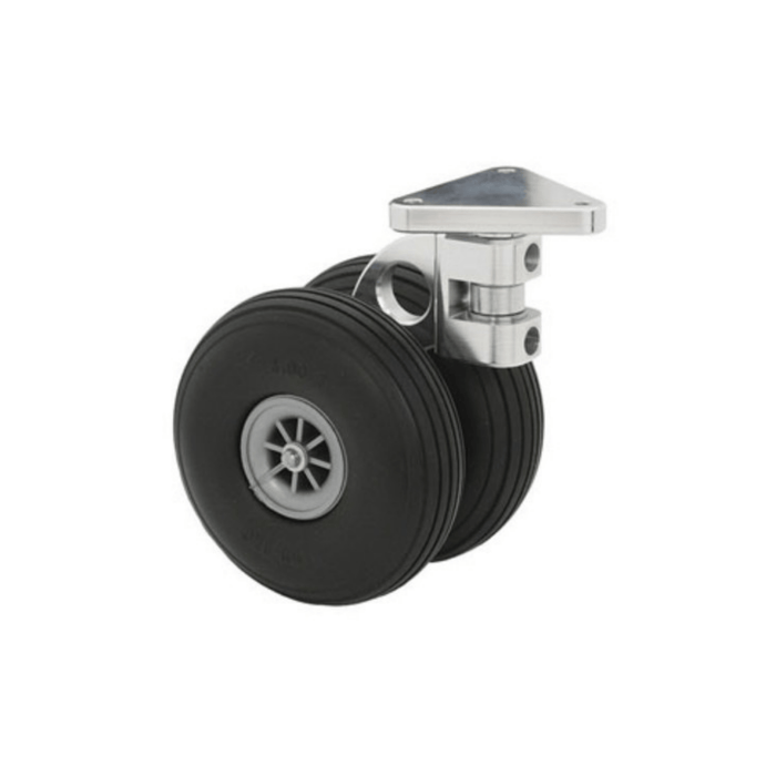 Invacare Caster Wheel 3 inch Swivel Dual - Pair (1123560)